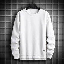 Moletom Masculino Casual Heated Romenzi RZ972 em detalhe, peça versátil com isolamento térmico que oferece aconchego, conforto e estilo moderno.