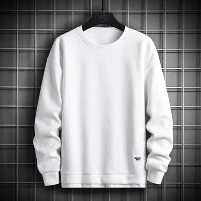 Moletom Masculino Casual Heated Romenzi RZ972 em detalhe, peça versátil com isolamento térmico que oferece aconchego, conforto e estilo moderno.