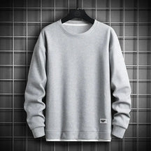Moletom Masculino Casual Heated Romenzi RZ972 em detalhe, peça versátil com isolamento térmico que oferece aconchego, conforto e estilo moderno.