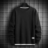 Moletom Masculino Casual Heated Romenzi RZ972 em detalhe, peça versátil com isolamento térmico que oferece aconchego, conforto e estilo moderno.