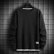 Moletom Masculino Casual Heated Romenzi RZ972 em detalhe, peça versátil com isolamento térmico que oferece aconchego, conforto e estilo moderno.