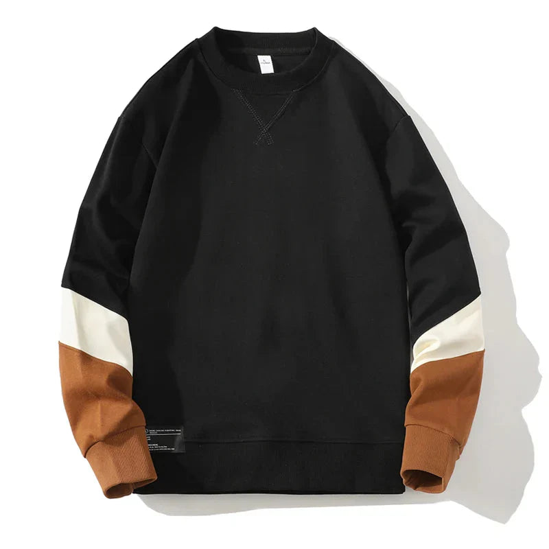 Moletom Masculino Comfort Expansive Romenzi RZ974 em detalhe, peça versátil com isolamento térmico, tecido macio e estilo moderno para o inverno.
