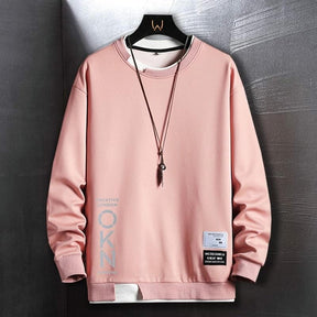 Moletom Masculino Creative London Romenzi RZ983 em detalhe, peça moderna em poliéster premium com isolamento térmico, elegante e confortável.