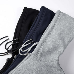 Moletom Masculino de Lã com Capuz Romenzi RZ102 com design clássico material premium e capuz para conforto e proteção nos dias mais frios