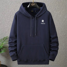 Moletom Masculino Right Comfort Romenzi RZ987 em detalhe, peça em lã premium com isolamento térmico, versátil e sofisticada para dias frios.