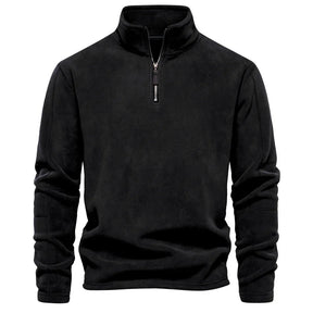 Moletom Masculino Soft de Lã Romenzi RZ973 em detalhe, peça aconchegante com isolamento térmico, versátil para passeios casuais e saídas noturnas.