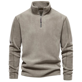 Moletom Masculino Soft de Lã Romenzi RZ973 em detalhe, peça aconchegante com isolamento térmico, versátil para passeios casuais e saídas noturnas.