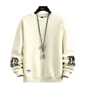 Moletom Masculino Street Wear Romenzi RZ978 em detalhe, peça urbana e versátil com isolamento térmico, tecido macio e estilo moderno para o inverno.