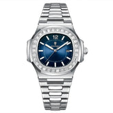 Relógio Masculino Cravejado Romenzi Spectre RZ699 com design impressionante, detalhes cravejados e estilo sofisticado que une luxo, elegância e impacto.