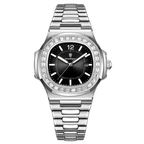 Relógio Masculino Cravejado Romenzi Spectre RZ699 com design impressionante, detalhes cravejados e estilo sofisticado que une luxo, elegância e impacto.