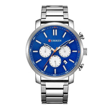 Relógio Masculino CURREN Simplê Romenzi RZ532 com design sofisticado, pulseira em aço resistente e estilo moderno que combina elegância e durabilidade.