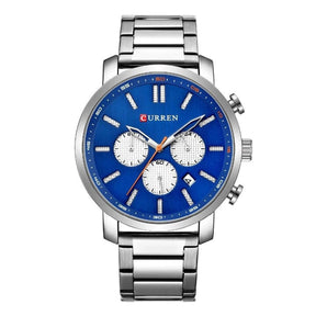Relógio Masculino CURREN Simplê Romenzi RZ532 com design sofisticado, pulseira em aço resistente e estilo moderno que combina elegância e durabilidade.