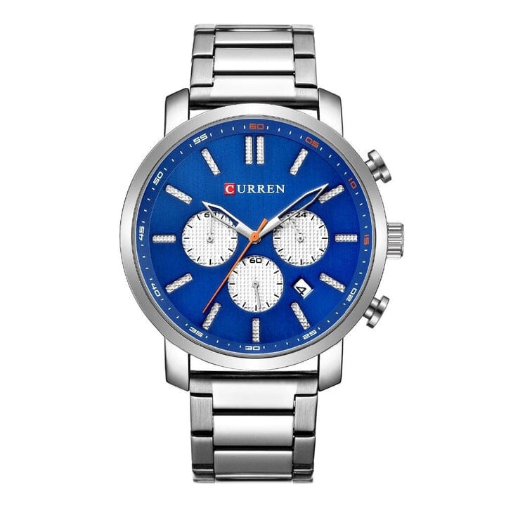 Relógio Masculino CURREN Simplê Romenzi RZ532 com design sofisticado, pulseira em aço resistente e estilo moderno que combina elegância e durabilidade.