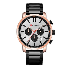 Relógio Masculino CURREN Simplê Romenzi RZ532 com design sofisticado, pulseira em aço resistente e estilo moderno que combina elegância e durabilidade.