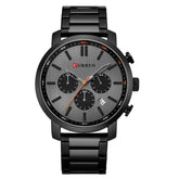 Relógio Masculino CURREN Simplê Romenzi RZ532 com design sofisticado, pulseira em aço resistente e estilo moderno que combina elegância e durabilidade.
