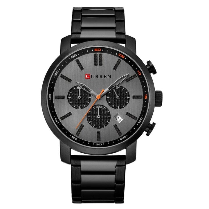 Relógio Masculino CURREN Simplê Romenzi RZ532 com design sofisticado, pulseira em aço resistente e estilo moderno que combina elegância e durabilidade.