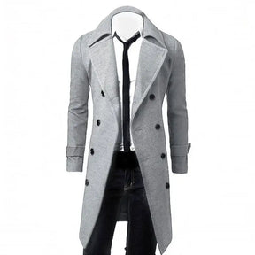 Sobretudo Masculino Abotoamento Duplo Romenzi RZ095
