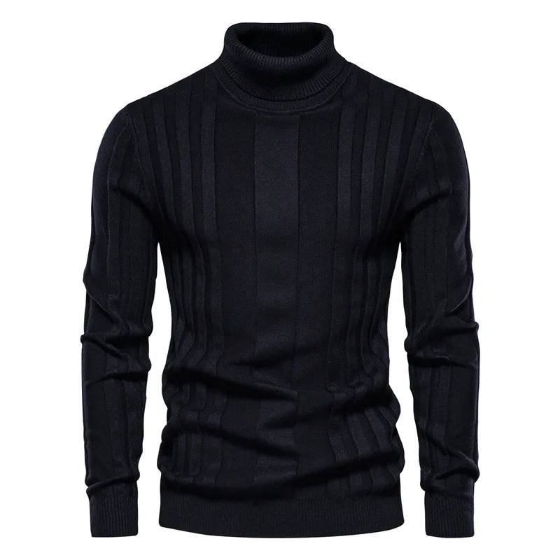 Suéter Masculino Dilam Romenzi RZ050, confeccionado com lã e algodão pima, ideal para looks elegantes e confortáveis no outono e inverno.