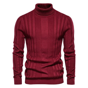 Suéter Masculino Dilam Romenzi RZ050, confeccionado com lã e algodão pima, ideal para looks elegantes e confortáveis no outono e inverno.