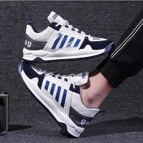 Tênis Casual Masculino Ortopédico Sayd Romenzi RZ335, revestimento premium, costuras reforçadas e suporte ortopédico para máximo conforto.