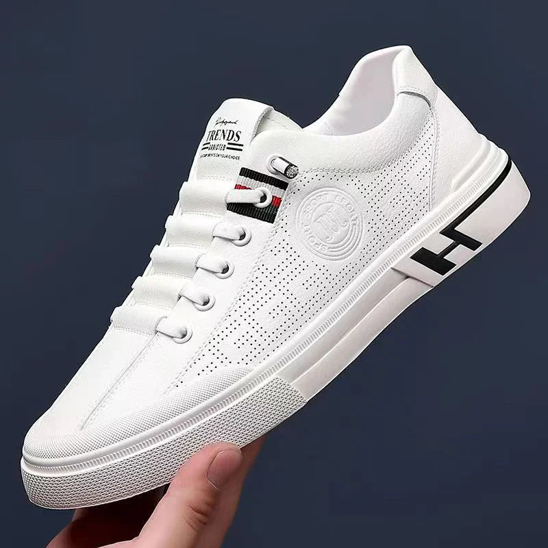 Tênis Masculino Casual Italy Romenzi RZ337, couro premium, solado resistente e design elegante para máximo conforto e desempenho.